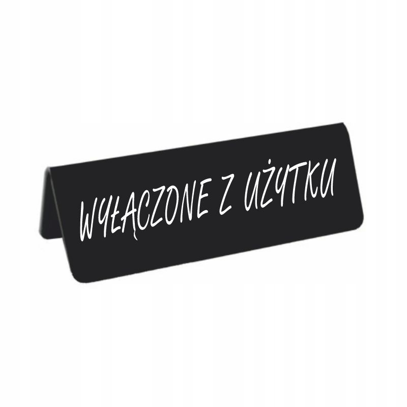 Stojak kredowy WYŁĄCZONE Z UŻYTKU