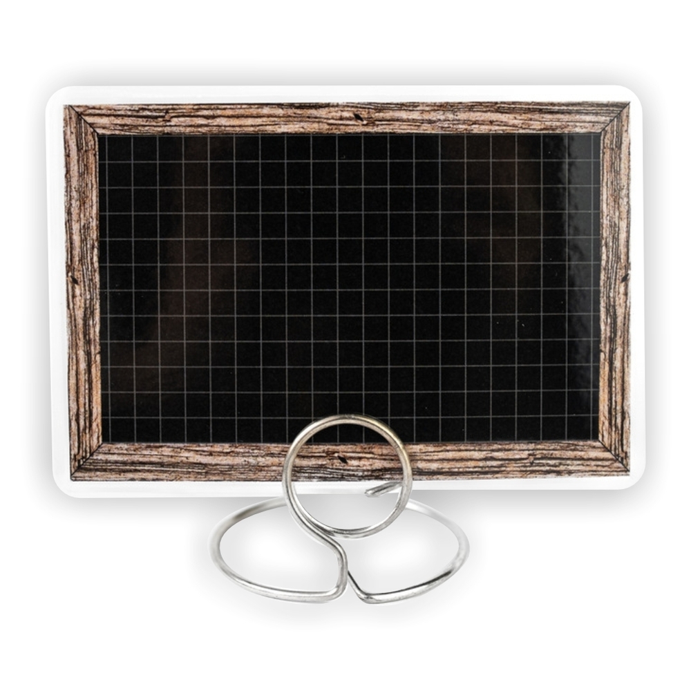 Etykietka cenowa - cenówka laminowana czarna z ramką 65x95 - 50 sztuk