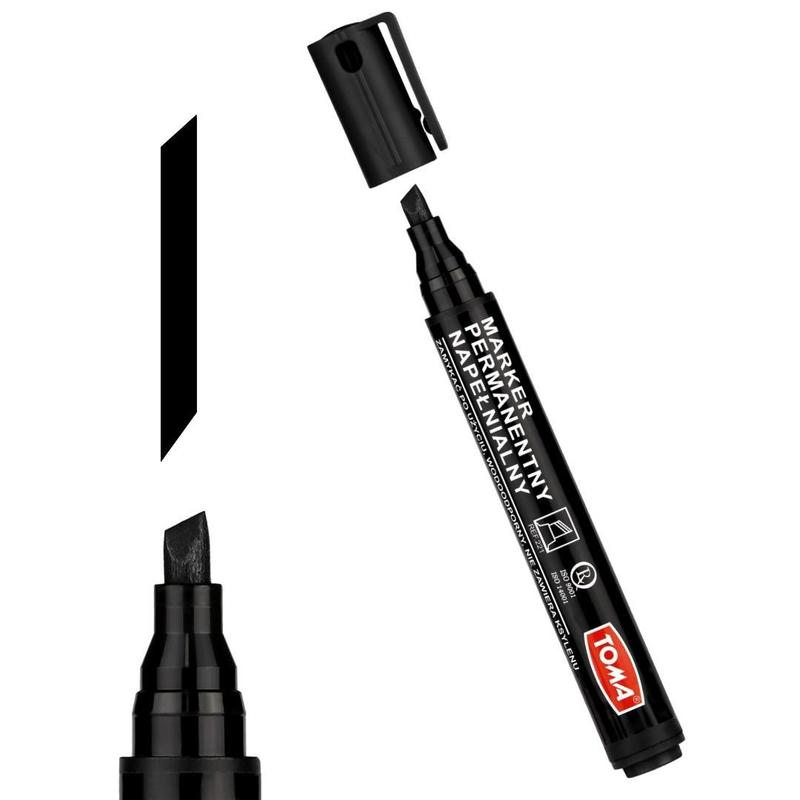 Marker permanentny GRUBY -czarny