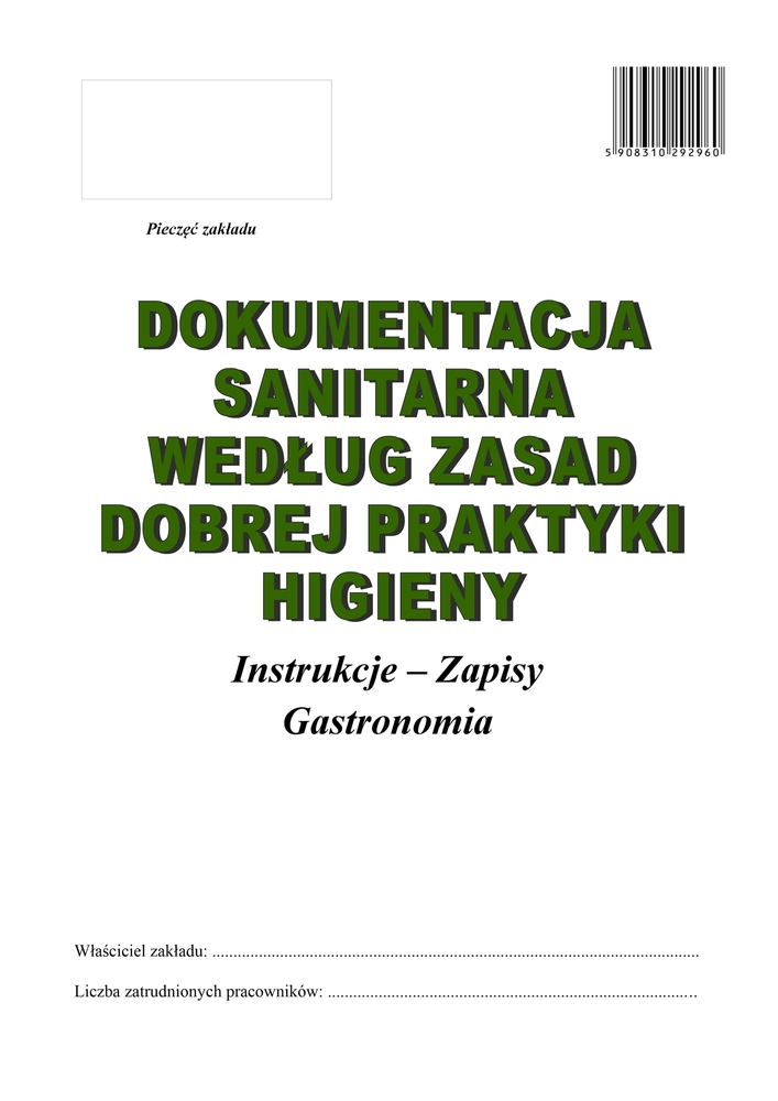 Dokumentacja sanitarna-gastronomia