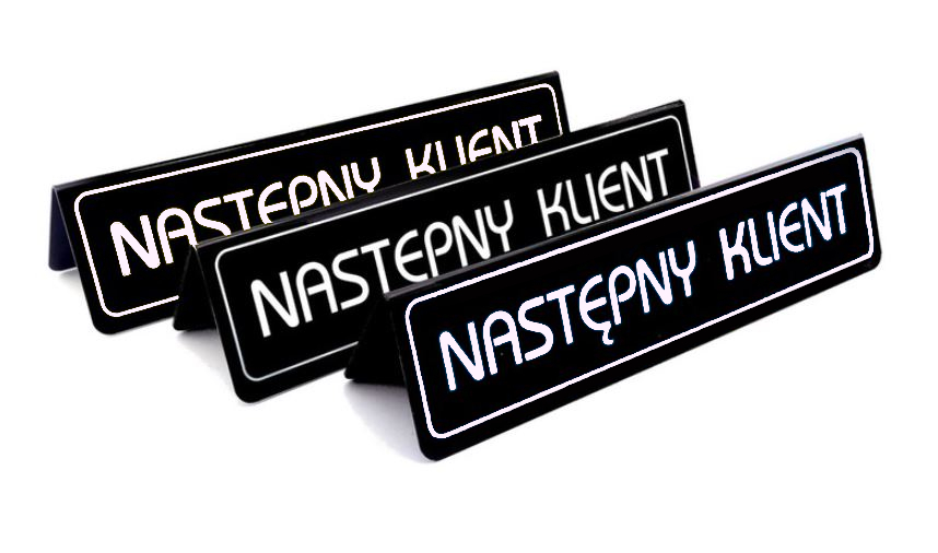 Separator kasowy - następny klient