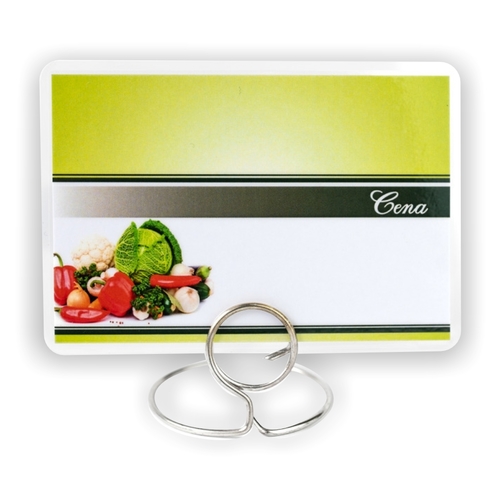Etykiety cenowe laminowane - cenówki WARZYWA- 65x95 mm