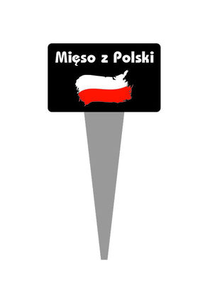 Oznaczniki kredowe MIĘSO Z POLSKI - 10 sztuk