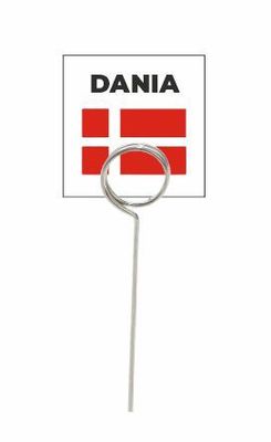 Wodoodporna flaga z tworzywa DANIA- 20 szt + szpilki