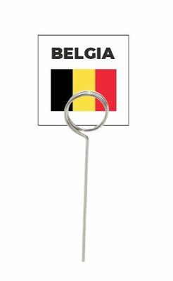 Wodoodporna flaga z tworzywa BELGIA- 20 szt + szpilki