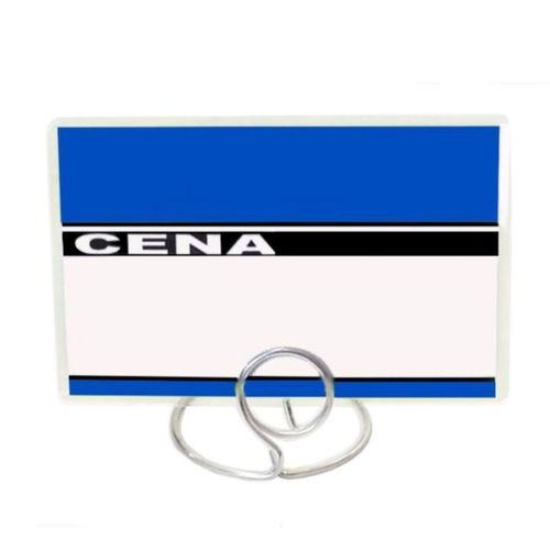 Etykiety cenowe - cenówki laminowane 60x95mm - NIEBIESKIE
