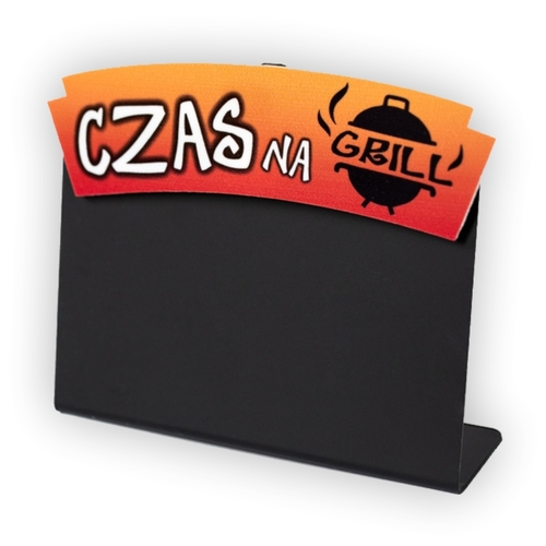  Nakładka reklamowa na cenówkę- CZAS NA GRILLA - 10 szt.