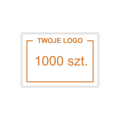 Cenówki laminowane z Twoim logo 65x95mm - 1000 sztuk