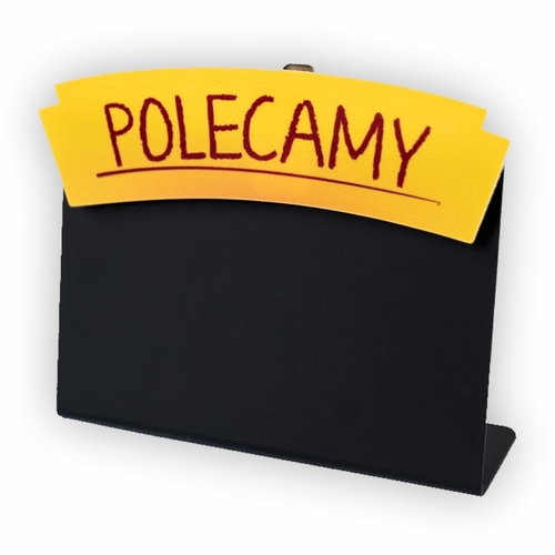 Duże piny nakładki do cenówek - nadruk POLECAMY - 10 szt.