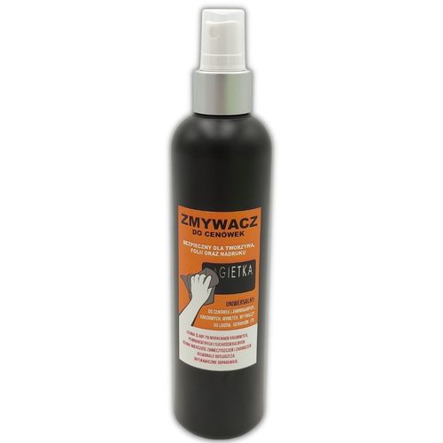 Preparat do zmywania cenówek i tablic kredowych - 250 ml