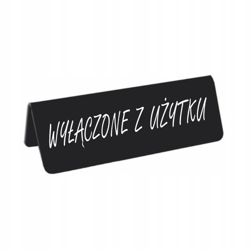Stojak kredowy WYŁĄCZONE Z UŻYTKU 