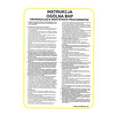 Instrukcja OGÓLNA BHP