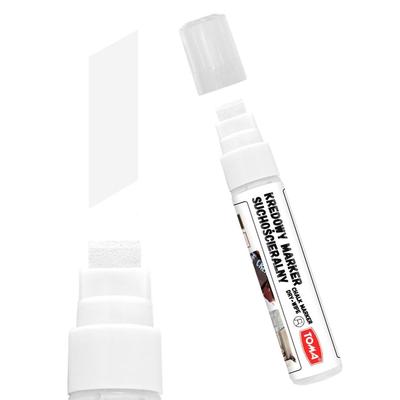 Marker kredowy GRUBY - biały