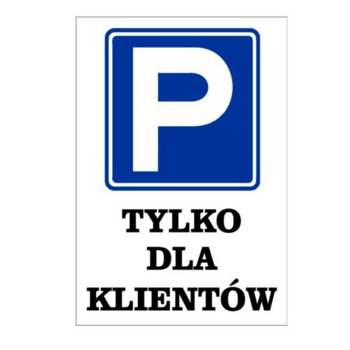 Tabliczka PARKING 