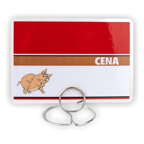 Etykiety cenowe laminowane, cenówki MIĘSO / WĘDLINY- 65x95 mm