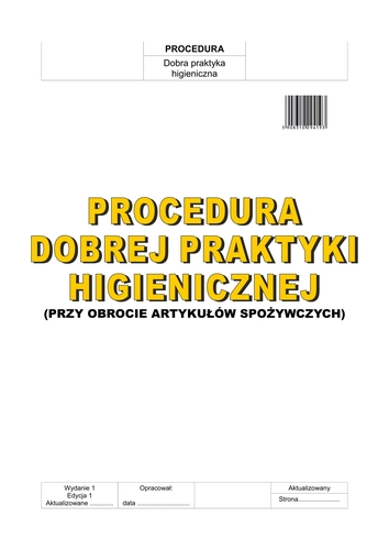 Procedura dobrej praktyki SKLEPY