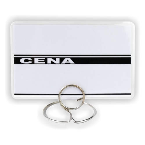 Etykiety cenowe - cenówki laminowane 60x95mm - BIAŁE