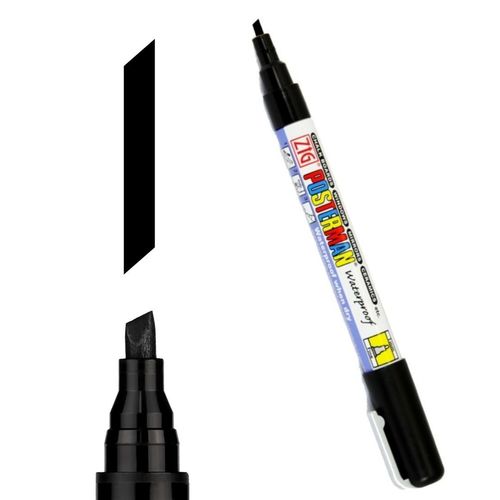 Marker do cenówek laminowanych i PCV - czarny