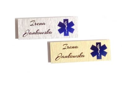 Identyfikatory z personalizacją (10 sztuk)