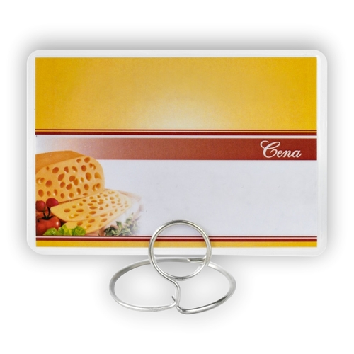 Etykiety cenowe laminowane - cenówki SERY (65x95 mm) - 50 szt.
