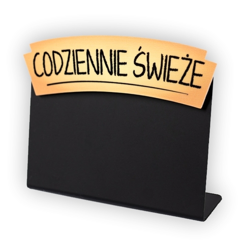Duże piny/nakładki do cenówek - nadruk CODZIENNIE ŚWIEŻE - 10 szt.