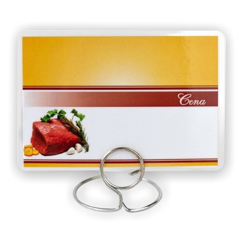 Etykiety cenowe laminowane - cenówki MIĘSO / WĘDLINY - 65x95 mm