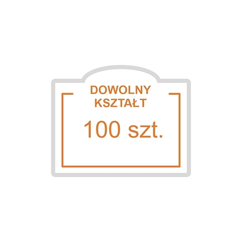 Zdjęcie produktu Cenówki kredowe z tworzywa – 100 sztuk personalizowane etykiety cenowe – dowolny kształt do sklepu kwiaciarni restauracji 5