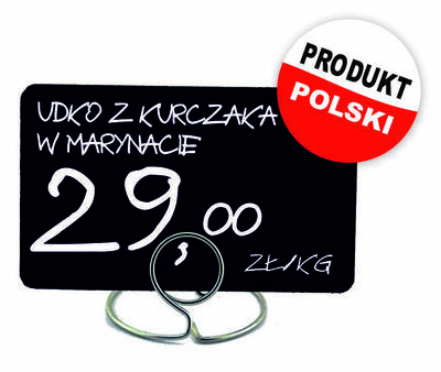 Zdjęcie produktu Piny reklamowe PRODUKT POLSKI 35 mm – 10 sztuk  Nakładki do cenówek dla sklepów gastronomii i producentów lokalnych 4