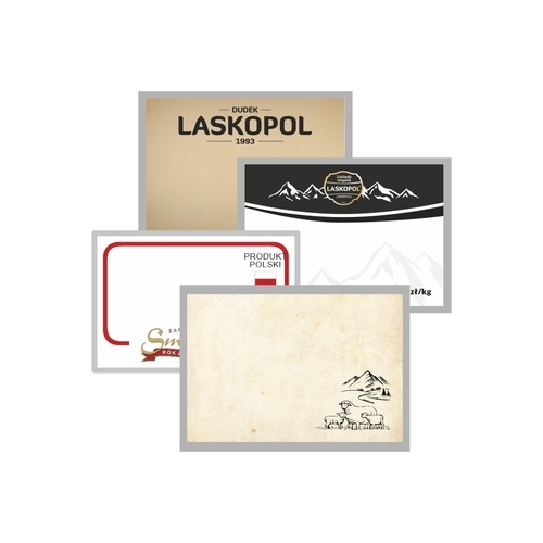 Zdjęcie produktu Cenówki laminowane z twoim logo 65×95 mm – personalizowane etykiety cenowe zestaw 500 sztuk 8