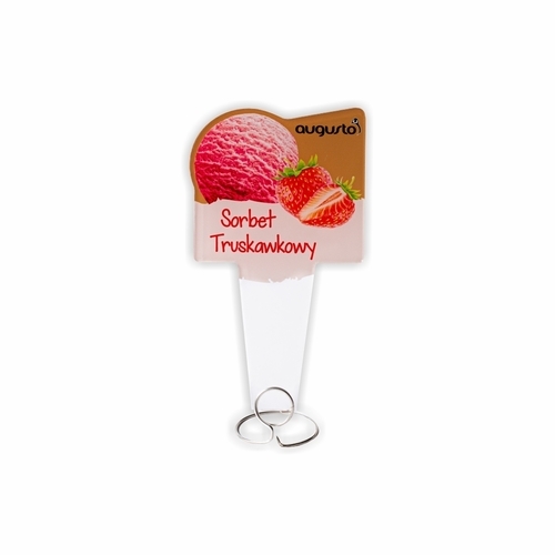 Zdjęcie produktu Cenówki smakówki wtykacze do lodów z logo smaki - 100 sztuk personalizowane oznaczenia smaków z atestem indywidualny kształt 2