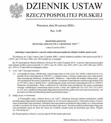 Zdjęcie produktu Piny reklamowe PRODUKT POLSKI 35 mm – 10 sztuk  Nakładki do cenówek dla sklepów gastronomii i producentów lokalnych 3