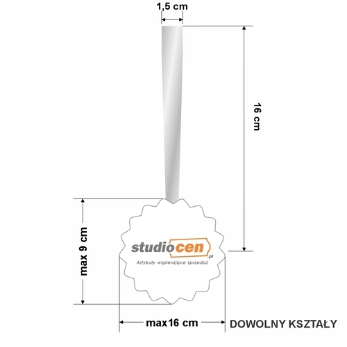 Zdjęcie produktu Wobbler reklamowy PCV z kiwakiem – Skuteczna promocja w miejscu sprzedaży 300 sztuk na zamówienie 4