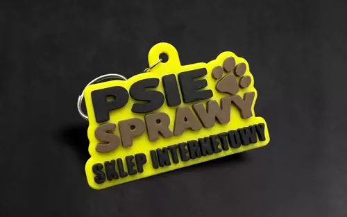 Zdjęcie produktu Breloki reklamowe wydruk 3D  – zestaw 100 sztuk  Personalizowane gadżety firmowe z logo 5