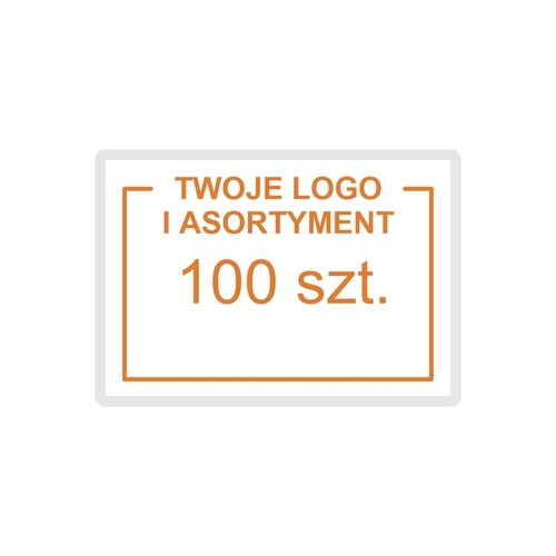Zdjęcie produktu Cenówki laminowane z logo i nazwami produktów 80×110 mm – spersonalizowane etykiety cenowe zestaw 100 sztuk 5