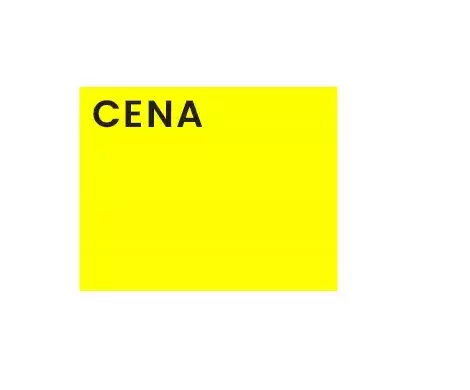 Zdjęcie produktu ROLKA CENOWA STANDARD, "F" 28X35, żółta, 5 rolek